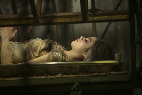 India Eisley as Briar Rose in the thriller film India Eisley as Briar Rose in the thriller film