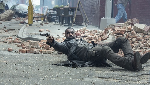 Roland (Idris Elba) in Columbia Pictures' THE DARK TOWER. Photo courtesy Sony Pictures Entertainment. Roland (Idris Elba) in Columbia Pictures' THE DARK TOWER. Photo courtesy Sony Pictures Entertainment.