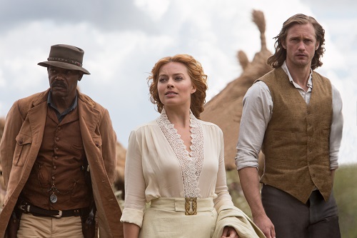 (L-r) SAMUEL L. JACKSON as George Washington Williams, MARGOT ROBBIE as Jane and ALEXANDER SKARSGÅRD as Tarzan in Warner Bros. Pictures' and Village Roadshow Pictures' action adventure (L-r) SAMUEL L. JACKSON as George Washington Williams, MARGOT ROBBIE as Jane and ALEXANDER SKARSGÅRD as Tarzan in Warner Bros. Pictures' and Village Roadshow Pictures' action adventure