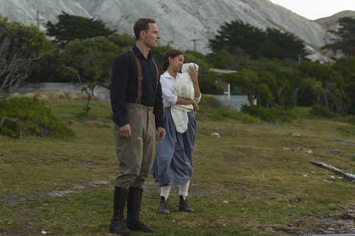 Michael Fassbender and Alicia Vikander in The Light Between Oceans, photo courtesy Dreamworks II Distribution Co. LLC., All Rights Reserved. Michael Fassbender and Alicia Vikander in The Light Between Oceans, photo courtesy Dreamworks II Distribution Co. LLC., All Rights Reserved.