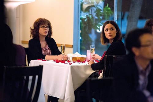 Susan Sarandon and Rose Byrne in The Meddler, photo courtesy Sony Pictures Classics. Susan Sarandon and Rose Byrne in The Meddler, photo courtesy Sony Pictures Classics.