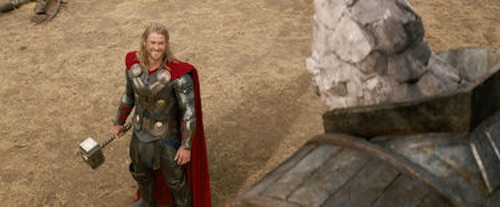 Chris Hemsworth in Thor: The Dark World. 2013 Marvel.