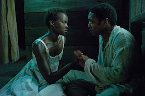 Lupita Nyong'O and Chiwetel Ejiofor in Twelve Years a Slave. 2013 Fox Searchlight.