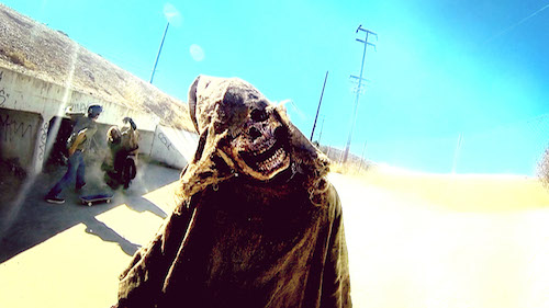 A scene from Bonestorm in V/H/S VIRAL, a Magnet Release. Photo courtesy of Magnet Releasing. A scene from Bonestorm in V/H/S VIRAL, a Magnet Release. Photo courtesy of Magnet Releasing.