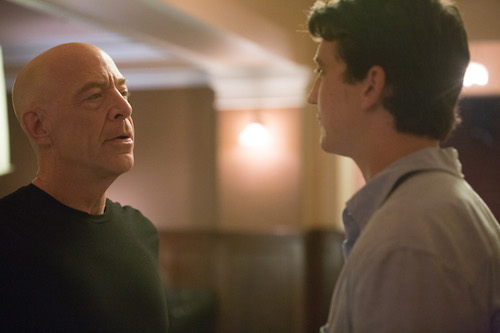 Left to right: J.K. Simmons as Fletcher and Miles Teller as Andrew. Photo by Daniel McFadden, Courtesy of Sony Pictures Classics