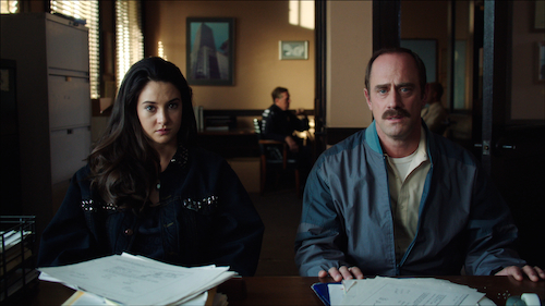 Shailene Woodley and Christopher Meloni in WHITE BIRD IN A BLIZZARD, a Magnolia Pictures release. Photo courtesy of Magnolia Pictures.