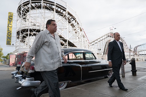Steve Schirripa and Tony Sirico in Woody Allen's WONDER WHEEL, an Amazon Studios release. Credit: Jessica Miglio / Amazon Studios. Steve Schirripa and Tony Sirico in Woody Allen's WONDER WHEEL, an Amazon Studios release. Credit: Jessica Miglio / Amazon Studios.