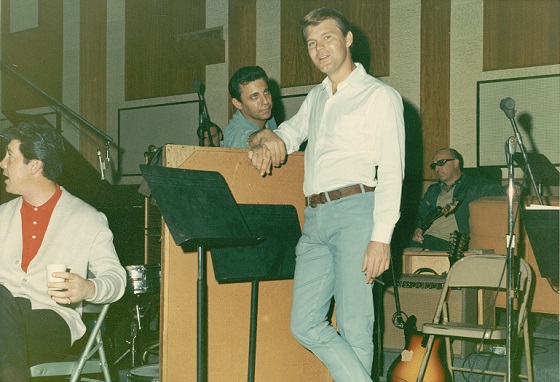 Glen Campbell and Hal Blaine in THE WRECKING CREW, a Magnolia Pictures release.  Photo courtesy of Magnolia Pictures.