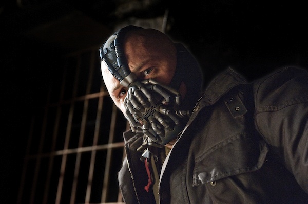 TOM HARDY as Bane in Warner Bros. Pictures' and Legendary Pictures' action thriller 