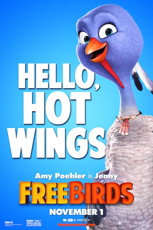 Free Birds Character Poster, Jenny