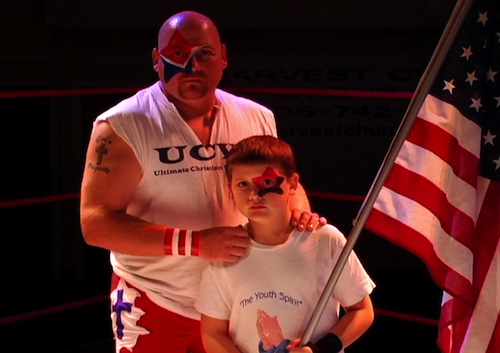 Untimate Christian Wrestling - Film Stills - Courtesy of KAFFLA