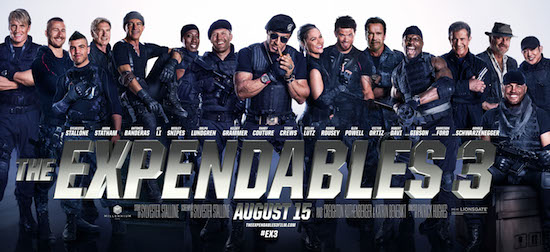 The Expendables 3 Cast Banner