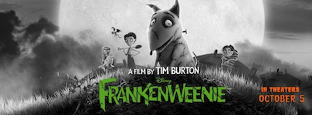 Tim Burton's Frankenweenie banner