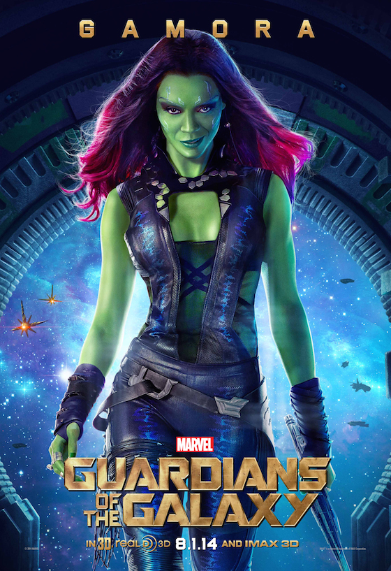 Guardians of the Galaxy Gamora Poster