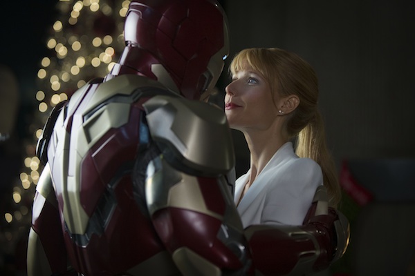 Tony Stark and Pepper Potts in Iron Man 3