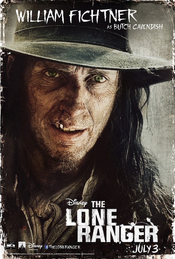 The Lone Ranger Character Poster, William Fichtner