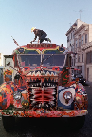 4.	The Bus in MAGIC TRIP, a Magnolia Pictures release. Photo © Ted Streshinsky, CORBIS.