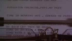 The typewriter in Patrick