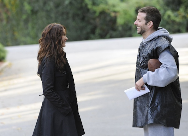 Bradley Cooper and Jennifer Lawrence in Silver Linings Playbook