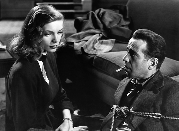 Lauren Bacall and Humphrey Bogart in The Big Sleep