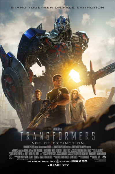 Transformers: Age of Extinction' Poster (3)