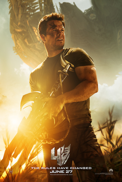 Mark Wahlberg, 'Transformers: Age of Extinction' Poster
