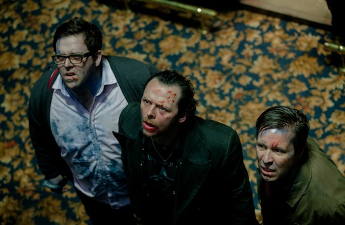 Nick Frost as Andy, Simon Pegg as Gary and Paddy Considine as Steven in Edgar Wright’s new comedy THE WORLD’S END, a Focus Features release.  Photo Credit: Laurie Sparham / Focus Features