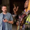 Robert Downey Jr. and Jamie Foxx in The Soloist