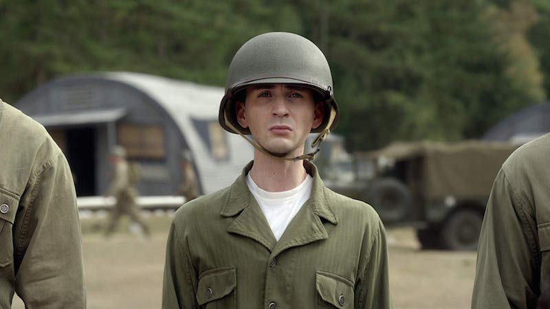 Chris Evans in Captain America- The First Avenger (2011)