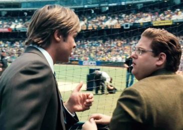 Brad Pitt and Jonah Hill in Moneyball