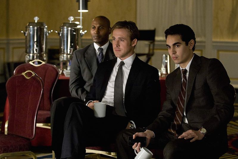 Ryan Gosling and Max Minghella in The Ides of March (2011)