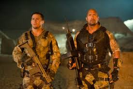 Channing Tatum and Dwayne Johnson in G.I. Joe Retaliation