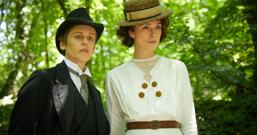 Denise Gough stars as Missy and Keira Knightley as Colette in 'Colette,' a Bleecker Street release. Credit: Robert Viglasky/Bleecker Street