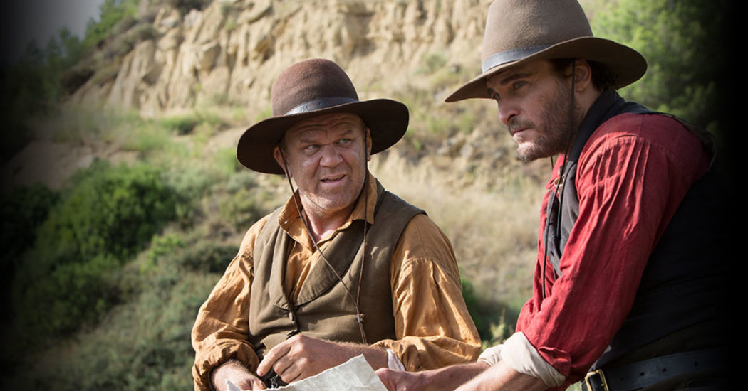 John C. Reilly and Joaquin Phoenix in 'The Sisters Brothers'