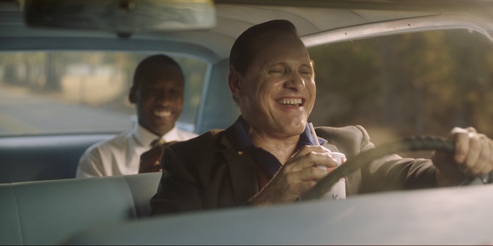 Mahershala Ali and Viggo Mortensen star in GREEN BOOK, photo courtesy of Participant Media/Universal Pictures.