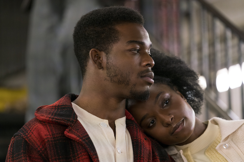 Stephan James as Fonny and KiKi Layne as Tish star in Barry Jenkins' If Beale Street Could Talk, an Annapurna Pictures release.