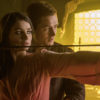 Marian (Eve Hewson) and Robin (Taron Egerton) in Robin Hood. Photo Credit: Attila Szvacsek.