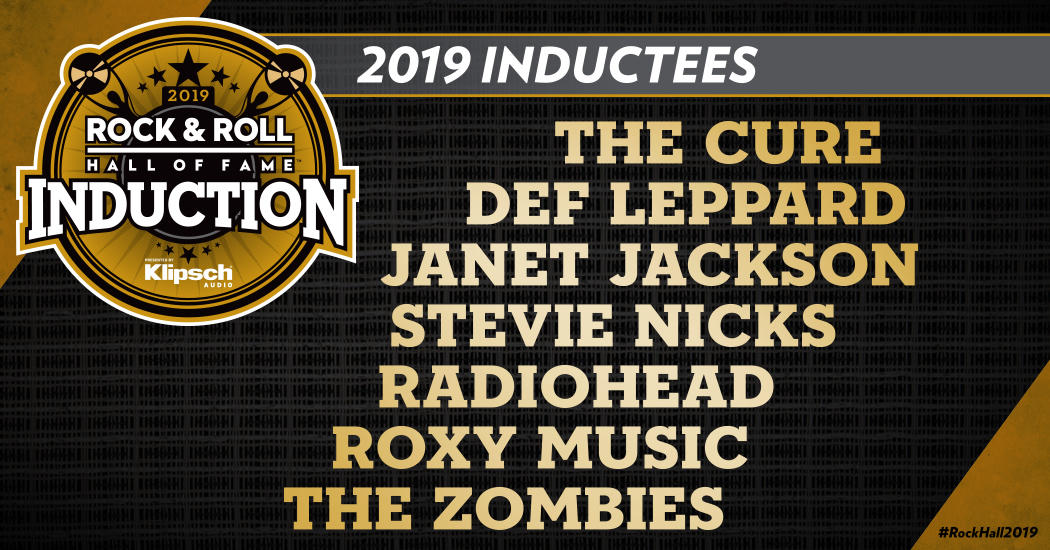 2019 Rock & Roll Hall Of Fame Inductees. Image courtesy of Rock & Roll Hall of Fame,.