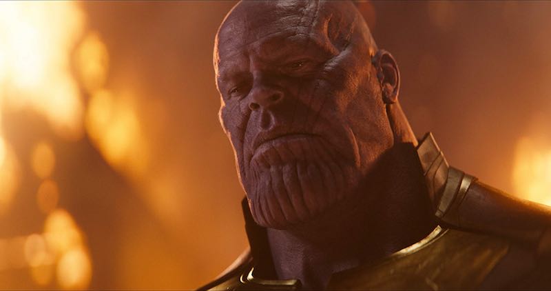 Josh Brolin as Thanos in Avengers Infinity War