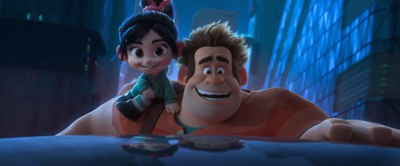 Ralph and Vanellope in Ralph Breaks the Internet