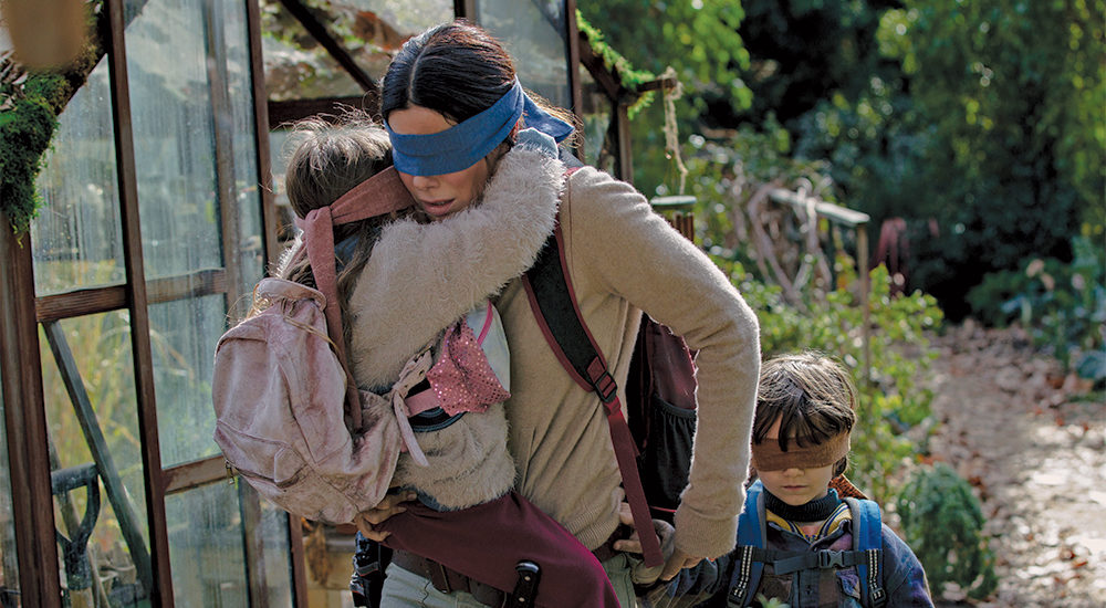 Sandra Bullock in Bird Box. Netflix.