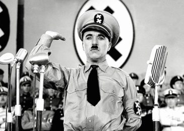 Charles Chaplin in The Great Dictator (1940)