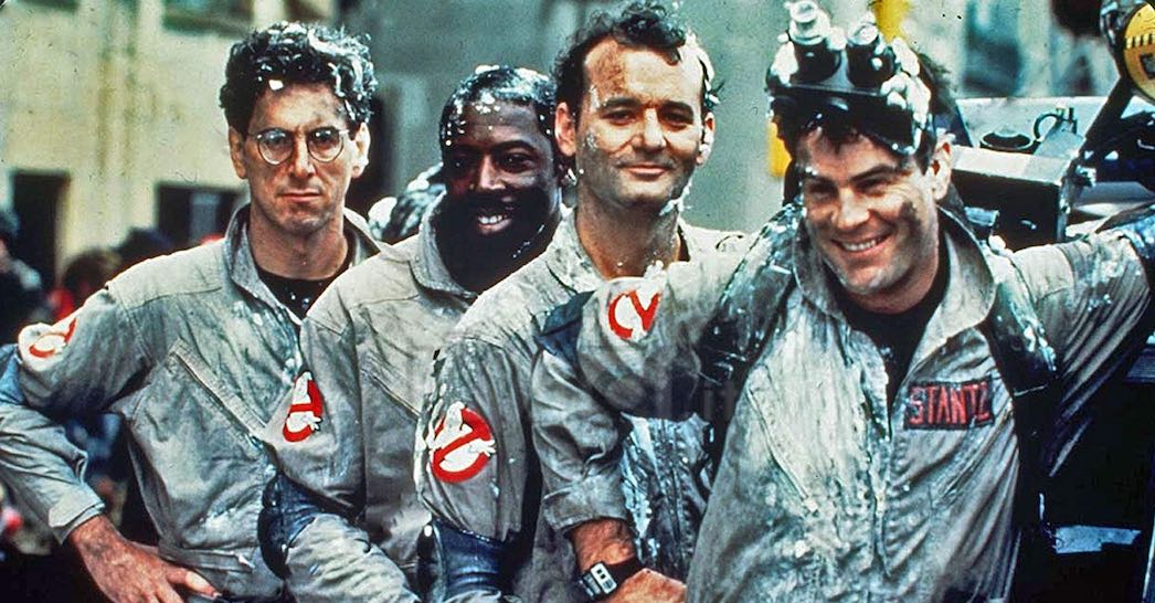 Dan Aykroyd, Bill Murray, Harold Ramis, Ernie Hudson in Ghost Busters (1984)