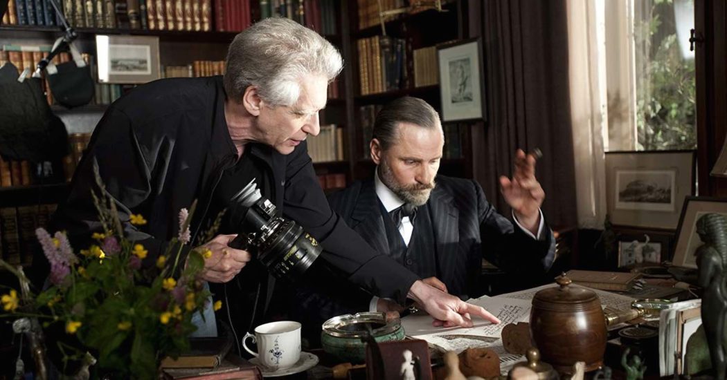 David Cronenberg and Viggo Mortensen in A Dangerous Method (2011)
