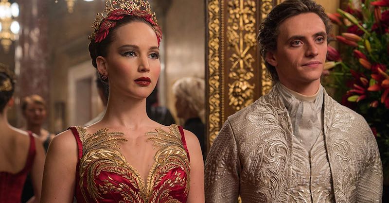 Jennifer Lawrence and Sergei Polunin in Red Sparrow (2018)