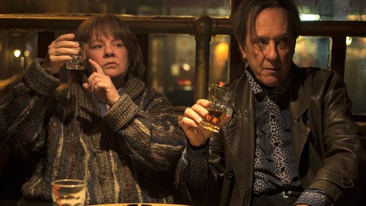 Melissa McCarthy and Richard E. Grant in Can You Ever Forgive Me?
