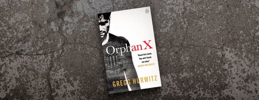 Orphan X book. Image from Penguin books UK.