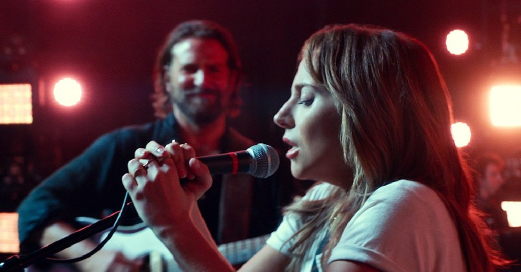 Bradley Cooper and Lady Gaga in Best Picture Nominee A Star Is Born