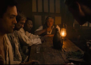 Conleth Hill, Alex Hassell, Graham Butler, Tori Butler-Hart, and Fisayo Akinade in The Isle (2019)