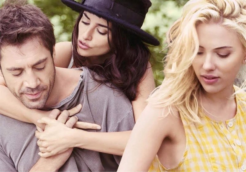 Javier Bardem, Penélope Cruz, and Scarlett Johansson in Vicky Cristina Barcelona (2008)